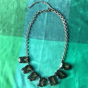 J.Crew amber crystal necklace NWOT